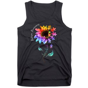 Autism Awareness Mom Choose Kind Autism Gift Tank Top