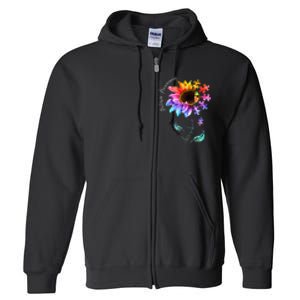 Autism Awareness Mom Choose Kind Autism Gift Full Zip Hoodie