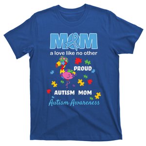 Autism Awareness Mom Mother Love Proud Autism Mama Flamingo Gift T-Shirt