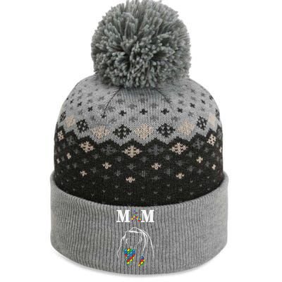 Autism Awareness Mom Proud Autistic Son Daughter Mama Bear Cool Gift The Baniff Cuffed Pom Beanie