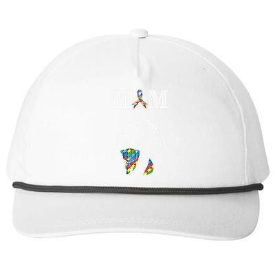 Autism Awareness Mom Proud Autistic Son Daughter Mama Bear Cool Gift Snapback Five-Panel Rope Hat