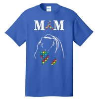 Autism Awareness Mom Proud Autistic Son Daughter Mama Bear Cool Gift Tall T-Shirt