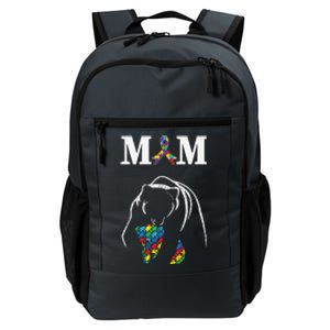 Autism Awareness Mom Proud Autistic Son Daughter Mama Bear Cool Gift Daily Commute Backpack