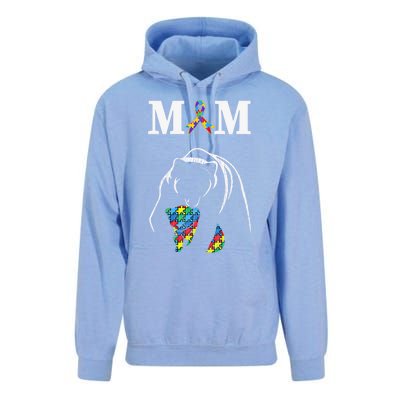 Autism Awareness Mom Proud Autistic Son Daughter Mama Bear Cool Gift Unisex Surf Hoodie