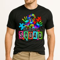 Autism Awareness Month Ribbon Support Squad Cooling Performance Crew T-Shirt