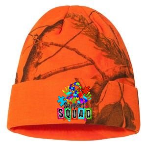 Autism Awareness Month Ribbon Support Squad Kati Licensed 12" Camo Beanie