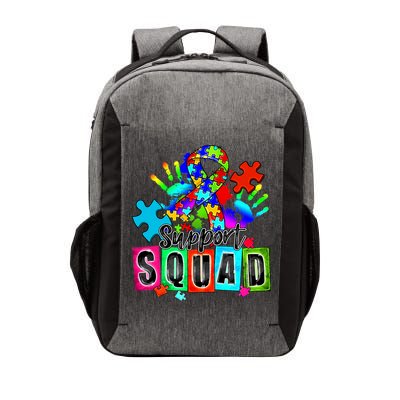 Autism Awareness Month Ribbon Support Squad Vector Backpack