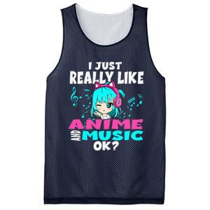 Anime And Music Kawaii Chibi Graphic Teen Anime Girl Mesh Reversible Basketball Jersey Tank