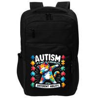 Autism Awareness Month Autism Cat Dabbing Support Autism Gift Impact Tech Backpack