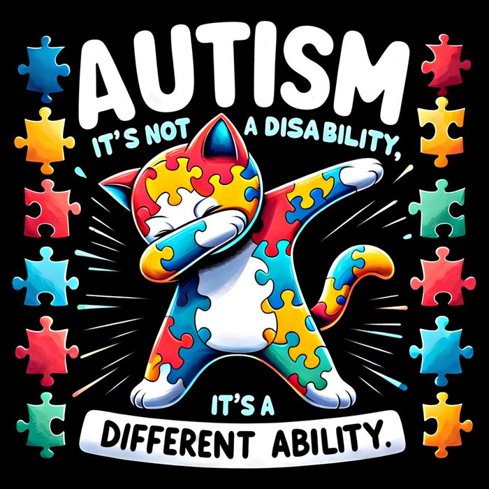 Autism Awareness Month Autism Cat Dabbing Support Autism Gift Impact Tech Backpack