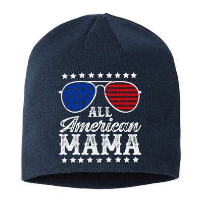 All American Mama 4th Of July Mothers Day Sunglasses Family Sustainable Beanie