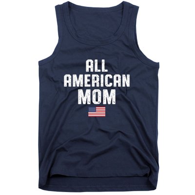 All American Mom USA Flag Tank Top