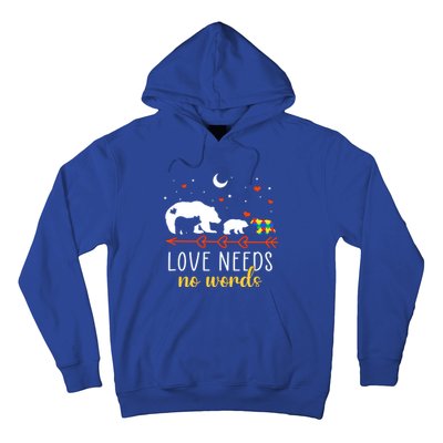 Autism Awareness Month Day Mama Bear Autism Support Love Mom Great Gift Hoodie