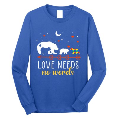 Autism Awareness Month Day Mama Bear Autism Support Love Mom Great Gift Long Sleeve Shirt