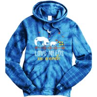 Autism Awareness Month Day Mama Bear Autism Support Love Mom Great Gift Tie Dye Hoodie