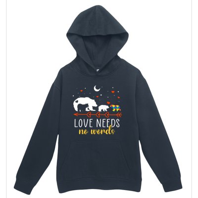 Autism Awareness Month Day Mama Bear Autism Support Love Mom Great Gift Urban Pullover Hoodie