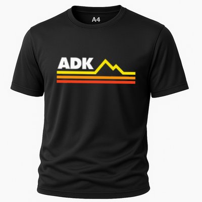Adk Adirondack Mountains Retro Performance Shirt