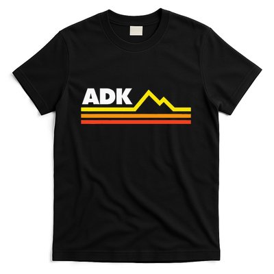 Adk Adirondack Mountains Retro T-Shirt