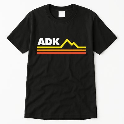 Adk Adirondack Mountains Retro Tall T-Shirt