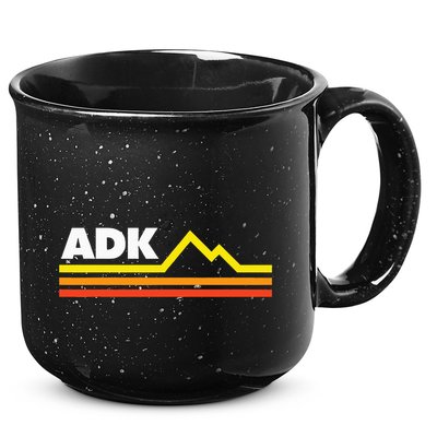 Adk Adirondack Mountains Retro 15oz Campfire Ceramic Mug