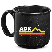 Adk Adirondack Mountains Retro 15oz Campfire Ceramic Mug