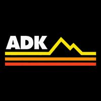 Adk Adirondack Mountains Retro Youth Performance Sprint T-Shirt