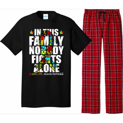 Autism Awareness Month Family Support Mom Son Daughter Gift Pajama Set