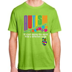 Autism Awareness Month ItS Just Seeing The World Different Funny Gift Adult ChromaSoft Performance T-Shirt