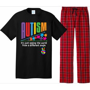 Autism Awareness Month ItS Just Seeing The World Different Funny Gift Pajama Set