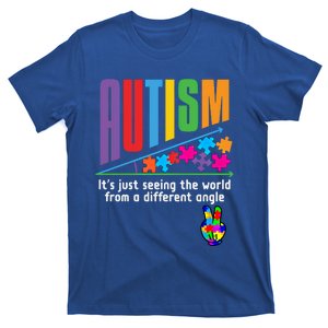 Autism Awareness Month ItS Just Seeing The World Different Funny Gift T-Shirt