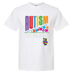 Autism Awareness Month ItS Just Seeing The World Different Funny Gift Garment-Dyed Heavyweight T-Shirt