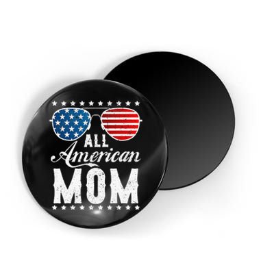 All American Mom USA Flag 4th Of July Matching Sunglasses Magnet