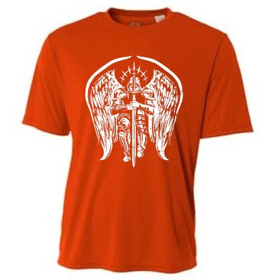 Angel Archangel Michael Warrior Cooling Performance Crew T-Shirt