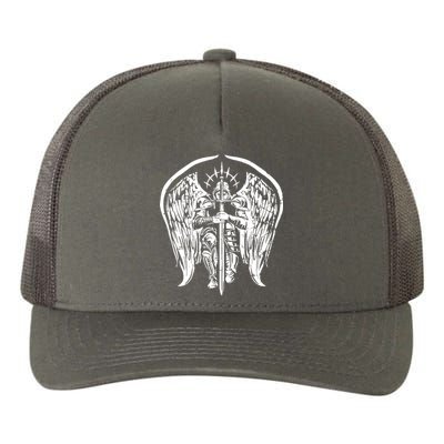 Angel Archangel Michael Warrior Yupoong Adult 5-Panel Trucker Hat