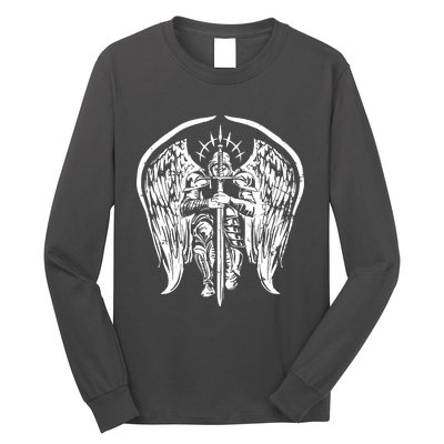 Angel Archangel Michael Warrior Long Sleeve Shirt