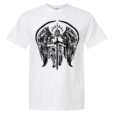 Angel Archangel Michael Warrior Garment-Dyed Heavyweight T-Shirt