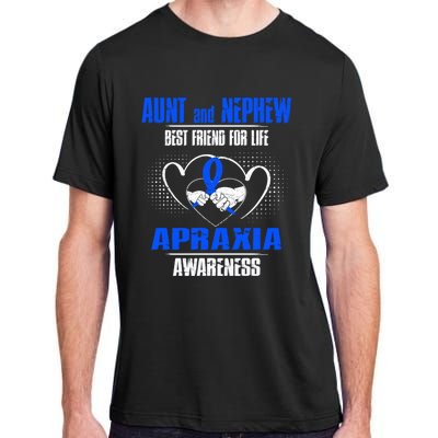 Aunt And Nephew Best Friend Of Life Apraxia Awareness Cool Gift Adult ChromaSoft Performance T-Shirt