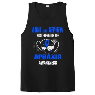 Aunt And Nephew Best Friend Of Life Apraxia Awareness Cool Gift PosiCharge Competitor Tank