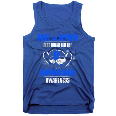 Aunt And Nephew Best Friend Of Life Apraxia Awareness Cool Gift Tank Top