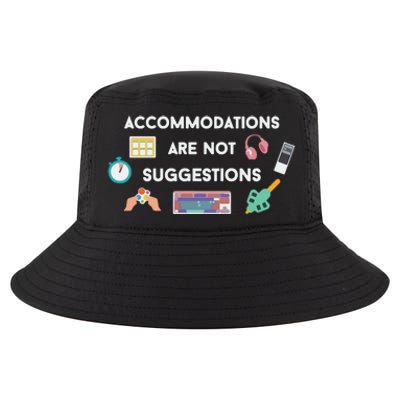 Accommodations Are Not Suggestions Cool Comfort Performance Bucket Hat