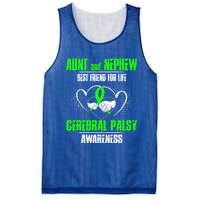 Aunt And Nephew Best Friend Of Life Cerebral Palsy Awareness Gift Mesh Reversible Basketball Jersey Tank