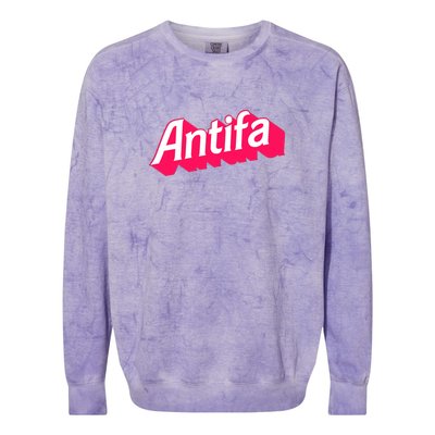 Antifa Colorblast Crewneck Sweatshirt