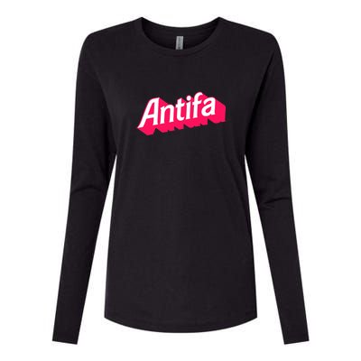 Antifa Womens Cotton Relaxed Long Sleeve T-Shirt