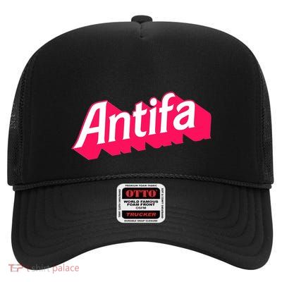 Antifa High Crown Mesh Back Trucker Hat