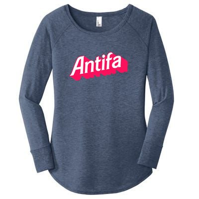 Antifa Women's Perfect Tri Tunic Long Sleeve Shirt