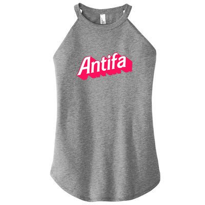 Antifa Women's Perfect Tri Rocker Tank