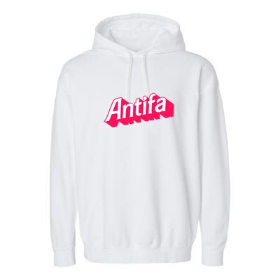 Antifa Garment-Dyed Fleece Hoodie