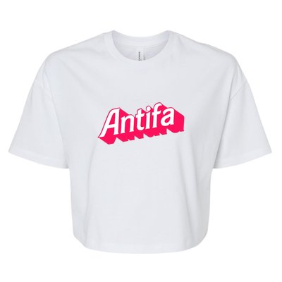 Antifa Bella+Canvas Jersey Crop Tee