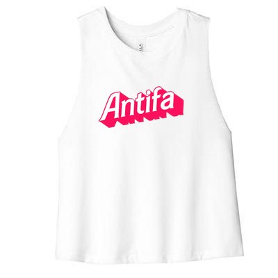 Antifa Women's Racerback Cropped Tank