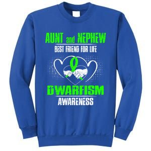 Aunt And Nephew Best Friend Of Life Dwarfism Awareness Gift Sweatshirt